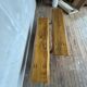 Vintage brutalist bench pair