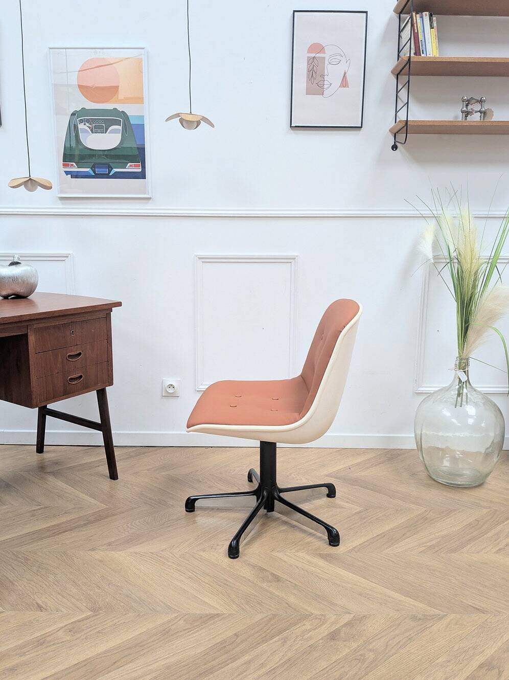 Chaise ou fauteuil de bureau vintage Comforto