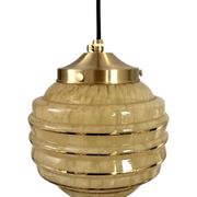 Suspension globe Art Déco