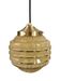 Art Deco globe pendant light