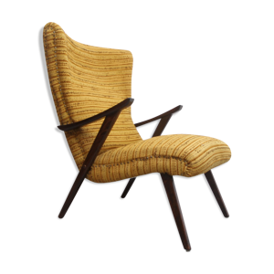 Fauteuil des années - 1950 jaune