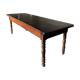 Walnut farmhouse table