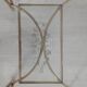 Console - table basse - laiton et verre - vintage.
