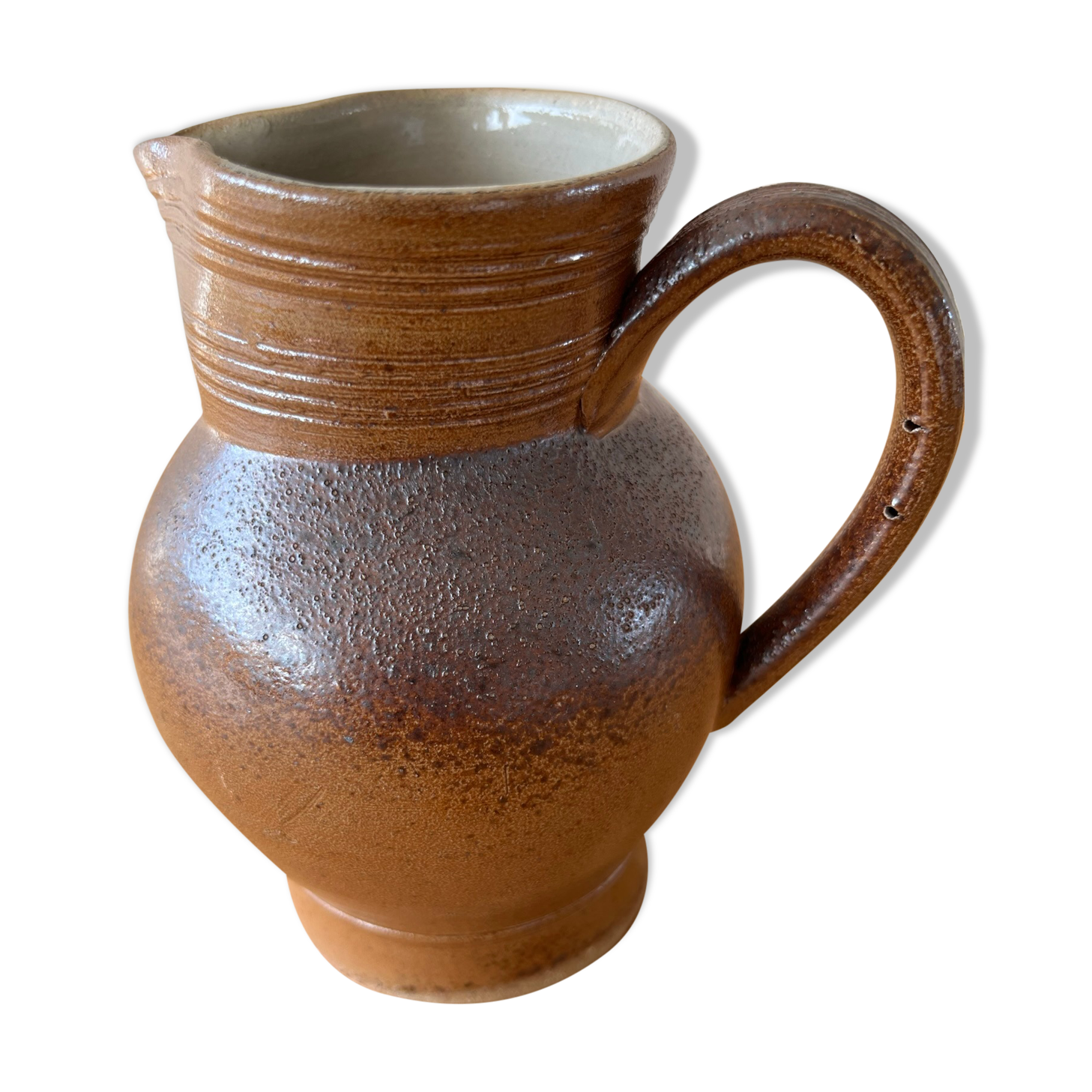 Pitcher in glazed sandstone