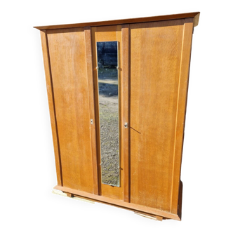 2-door glazed mirror cabinet