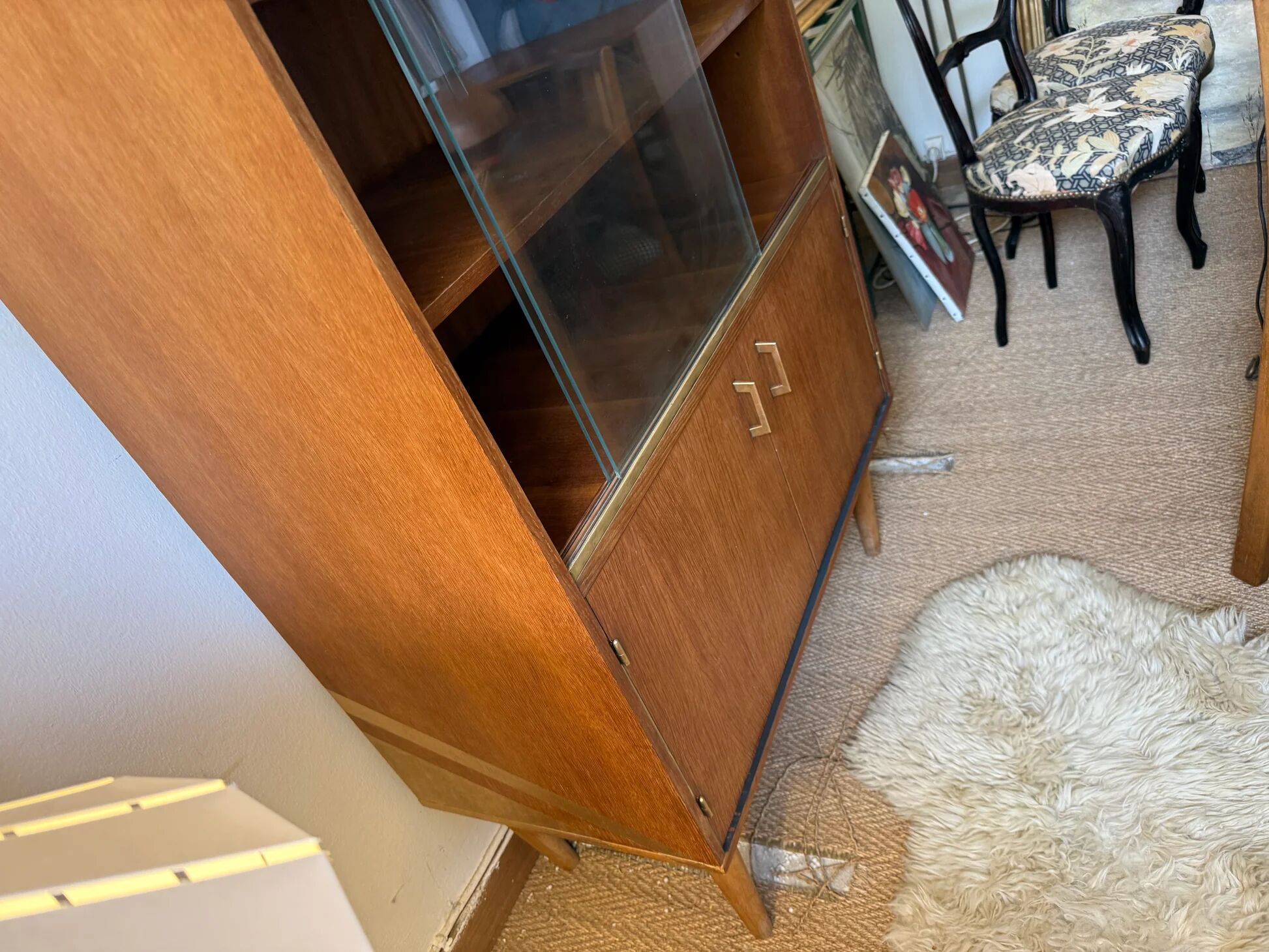 Vaisselier vitrine bibliothèque vintage