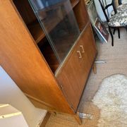 Vintage display cabinet bookshelf