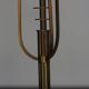 Table lamp in brass, glass and marble attributed to Stilux, Italy, 1950s.