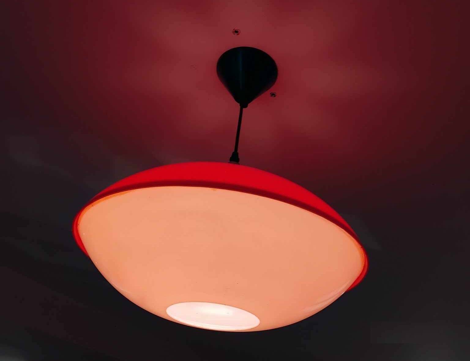 60/70 Space Age pendant light published by TEMDE LEUCHTEN in Switzerland