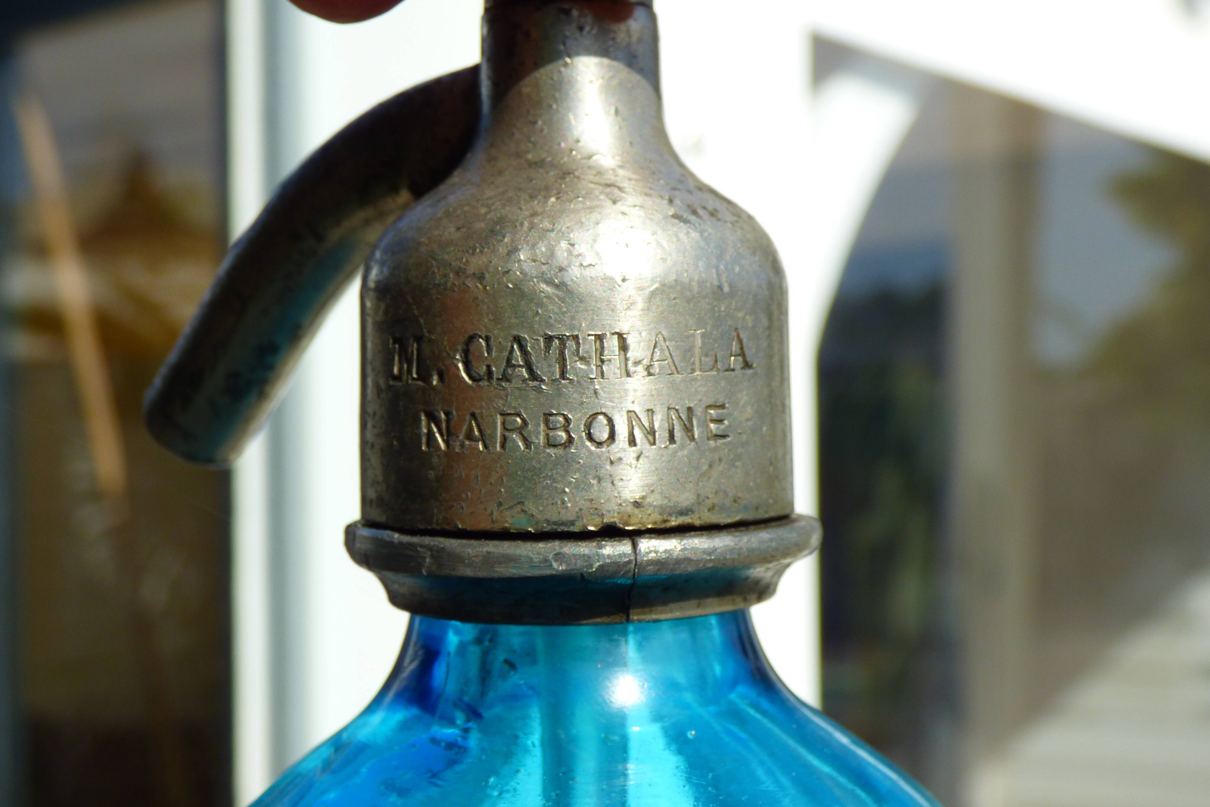 Siphon bottle of seltz water