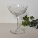 Crystal champagne glasses