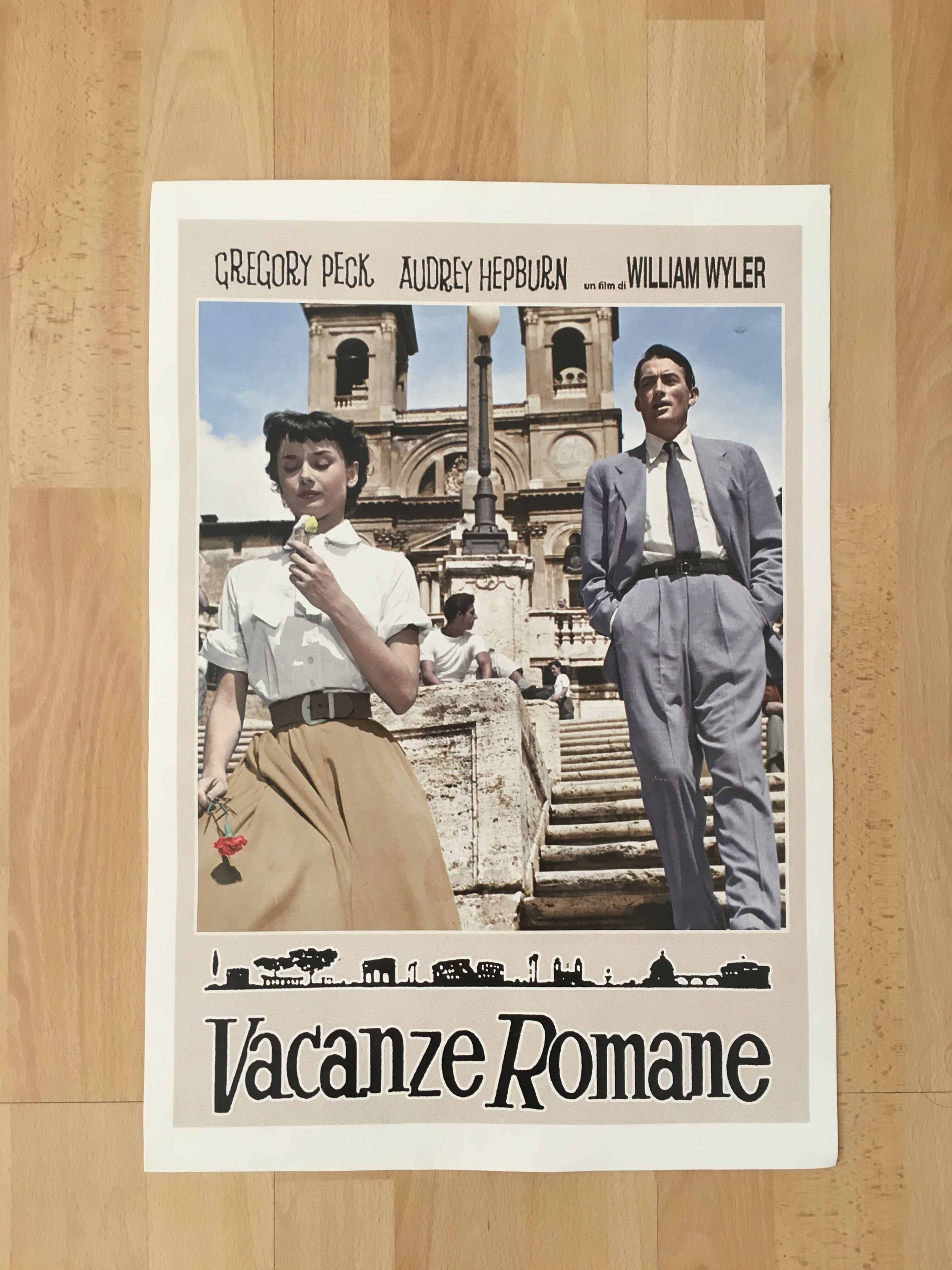 Poster of the film Roman holiday