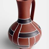 Mid-Century Modern Terracotta Pitcher by AKRU, West Germany, 1950s