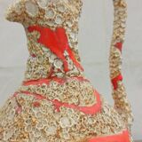 Ceramic vase from Vallauris, 70's