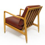 1950s Danish "USA 143" Lounge Chair by Folke Ohlsson for P Jeppesens