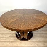 Art Deco style round table "Milano" - rosewood - Manufacturer of stylish furniture