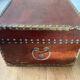 Flat wooden trunk