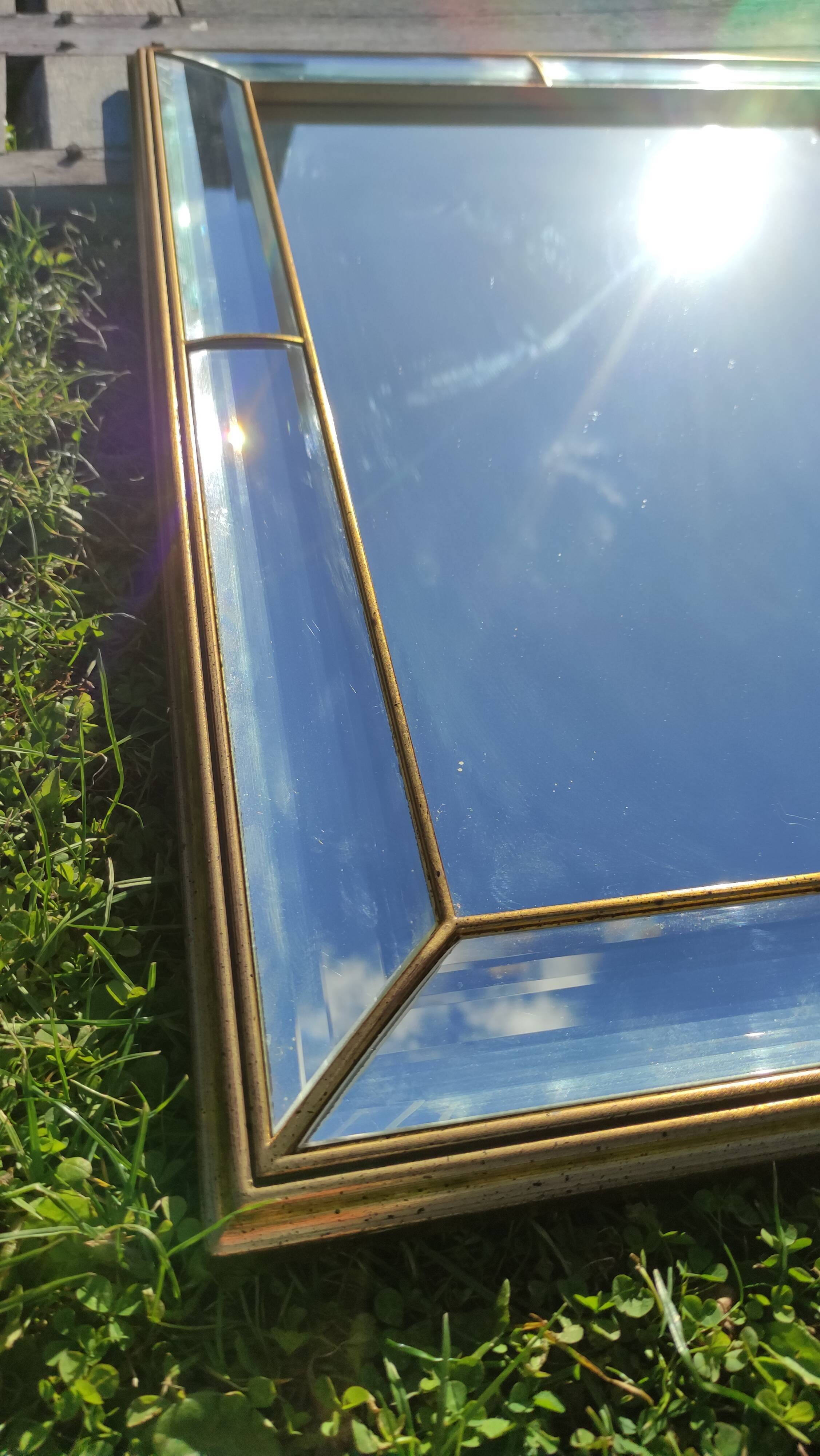 Mirror neoclassica parclose beveled