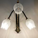 Two Art Nouveau wall lights
