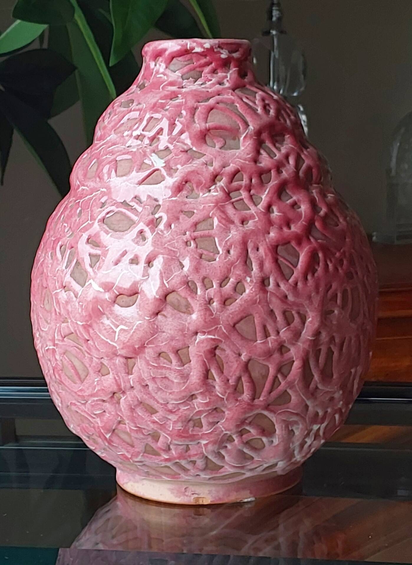 Art Deco vase from the Charentaise Faïencerie