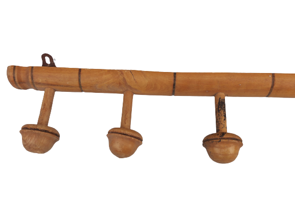 Wooden coat rack