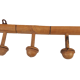 Wooden coat rack