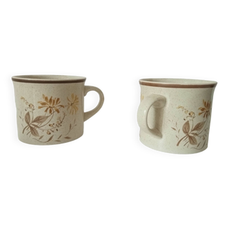 Paire de mug anglais Royal Doulton années 70