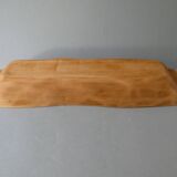 Large solid wood bowl, hand carved