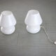 Lampe de table vintage small Murano mushroom swirl 70s
