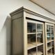 Country Classic oak Bookcase with sliding doors