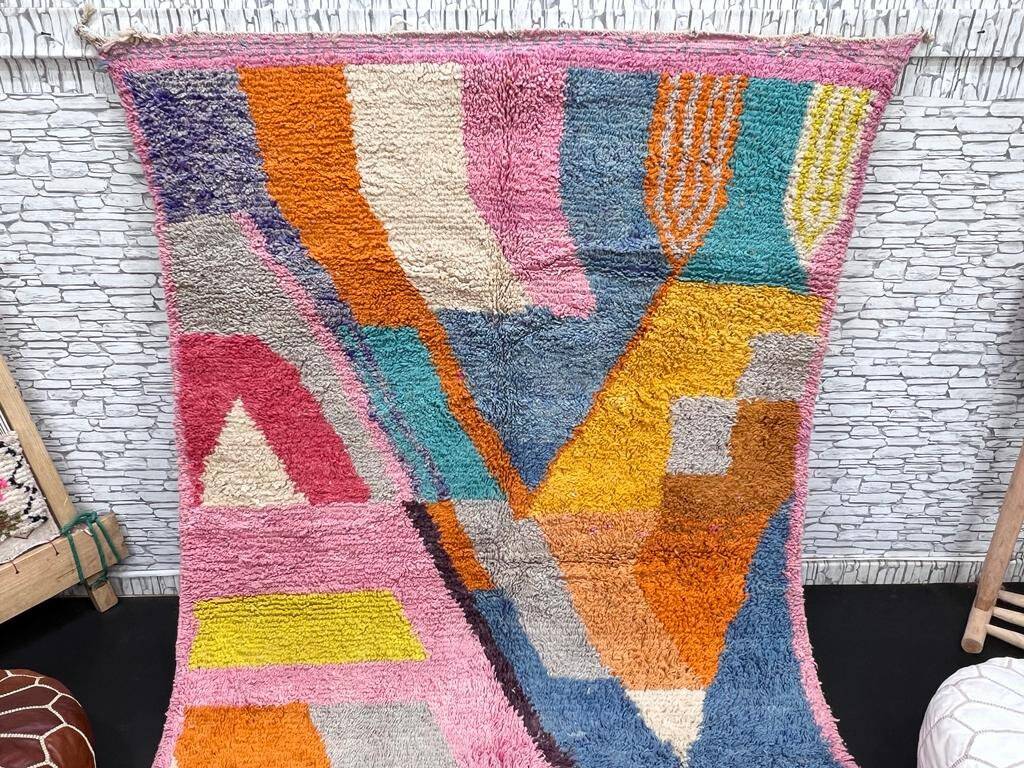 Traditional Moroccan wool rug 3 x 2 m