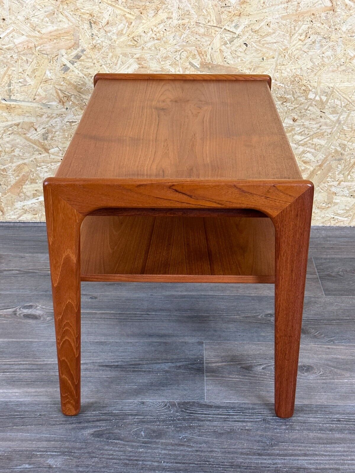 60s 70s teak side table with drawer Arne Wahl Iversen Denmark