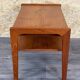 60s 70s teak side table with drawer Arne Wahl Iversen Denmark