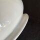 Pot cover in white earthenware