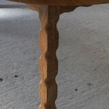 Extendable round dining table in oak, Denmark, 1970’s