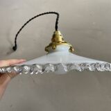Old opaline pendant light