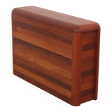 Teak newspaper holder, Danish design, 1970s, production: Denmark