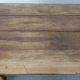 Antique French dining table made of fruitwood  from the late 18th century