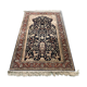Hand made wool and silk rug-152x91cm