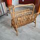 Rattan magazine holder
