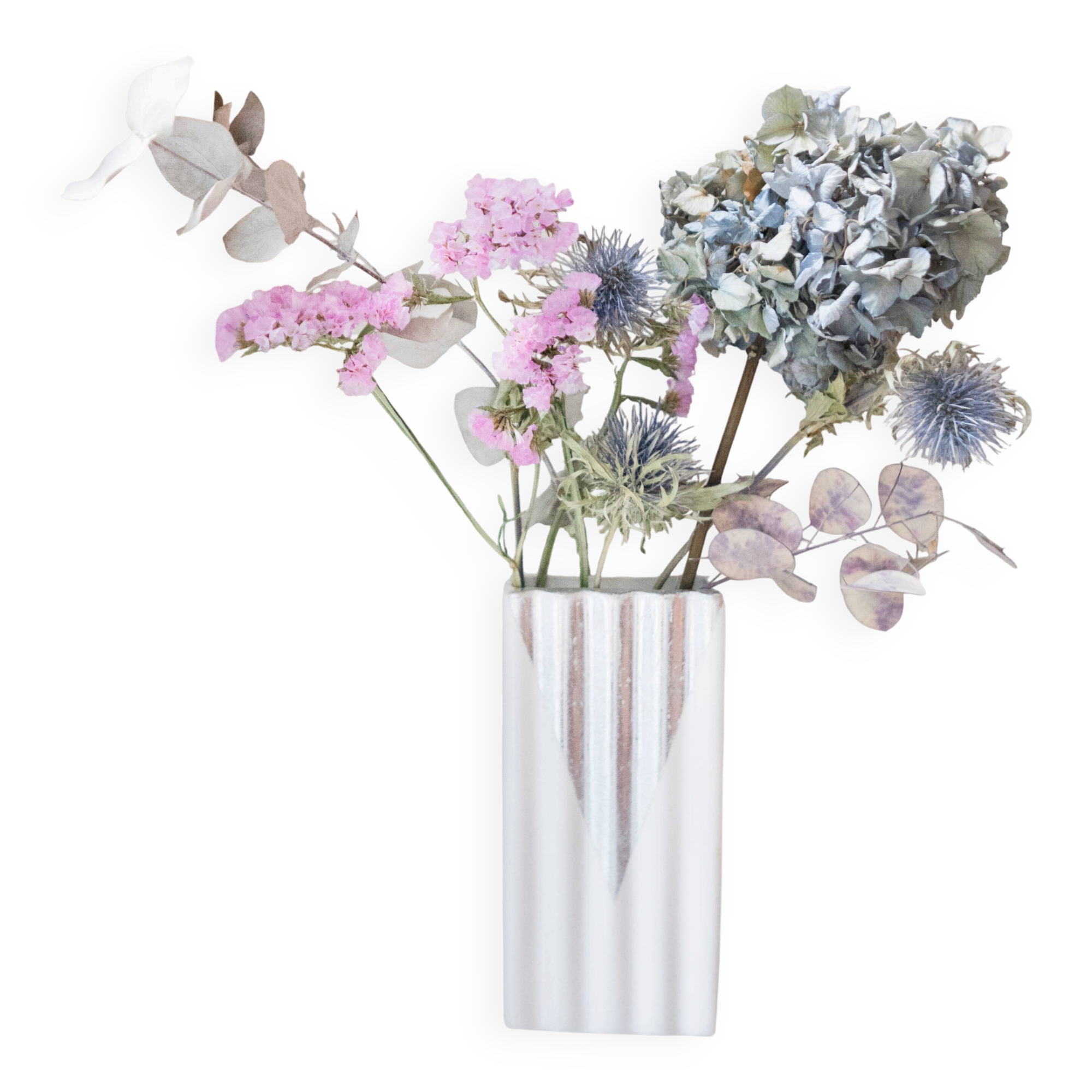 "V" - Wall-mounted vase - Signed piece