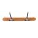 Vintage wooden wall coat rack - 2 hooks