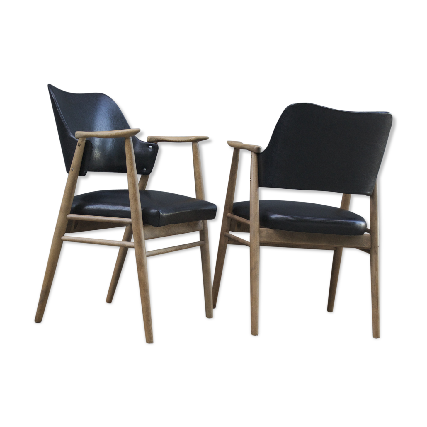 Pair of Scandinavian year 60 Office Chair