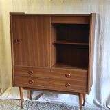 High Scandinavian style wooden buffet - 1960s/70s