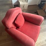 Fauteuil en cuir taurillon nubuck