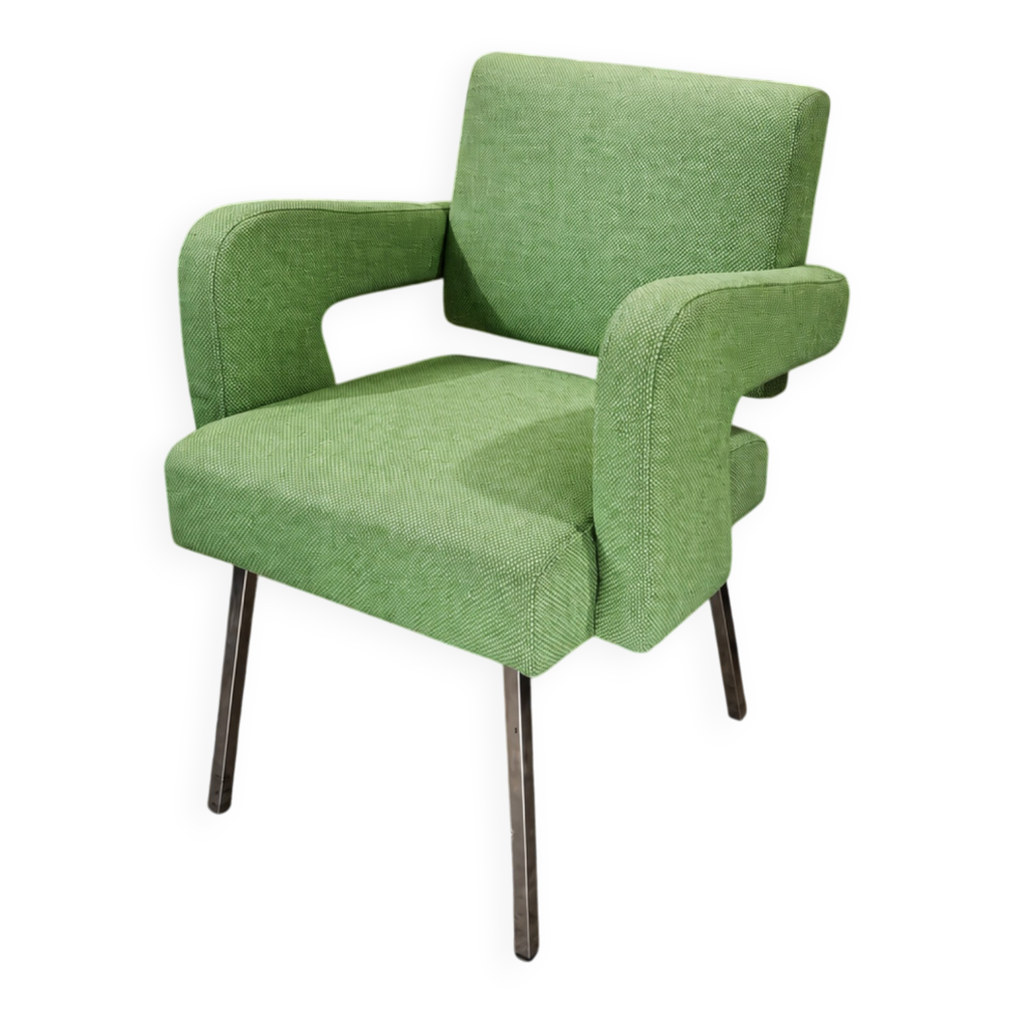 "President" armchair by Jacques Adnet