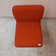 Lot 4 chaises vintage en cuir par Poltronova variante harlow 1971