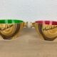 3 bowls Vallauris Grandjean Jourdan, ceramic wood effect 60