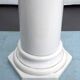 Tommaso Barbi Oversized White Ceramic Vase and Column, Italy 1970
