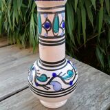 Hand decorated vase